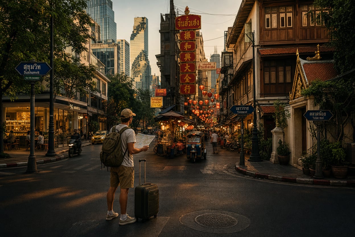 Gdzie spać w Bangkoku przy pierwszej wizycie? Old Town, Sukhumvit, Silom czy Chinatown