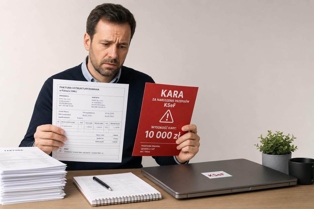 Kary za błędy w KSeF od 2027: ile naprawdę ryzykujesz jako przedsiębiorca?