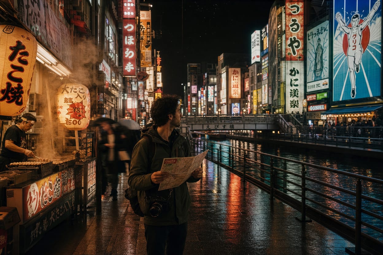 Osaka w 2 dni: konkretny plan zwiedzania z metrem, jedzeniem i neonami Dotonbori