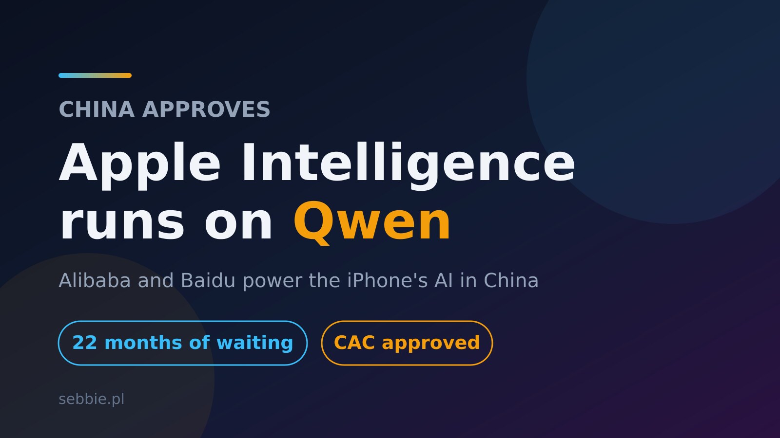 Apple Intelligence Approved in China: The iPhone AI Will Run on Alibaba Qwen